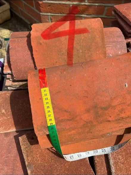 Photo of free Roof ridge tiles 4 of 29cm x 31cm hedgehog house mabybe? (GU14) #2