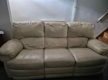 Photo of free Recliner 3 seater sofa (Abington) #1