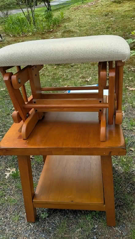 Photo of free Rocking chair & side table (Groton, MA) #1