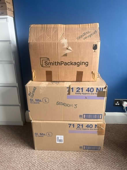 Photo of free 3 moving boxes (SW16) #1