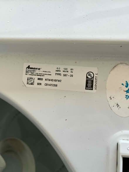 Photo of free Amana Washer & Gas Dryer (Bolingbrook (Near IKEA)) #4