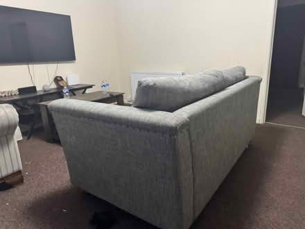 Photo of free Three seater sofa with pillows (Ware SG12) #2