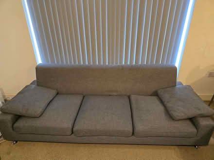Photo of free Gray 3 seater sofa (Sheffield) #3