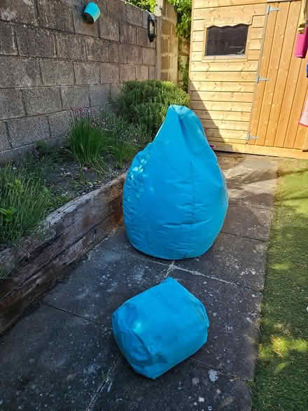 Photo of free Outdoor Beanbag and footstool (Dublin 9) #2