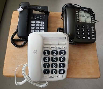 Photo of free 3 landline desk phones (Ludlow SY8) #1
