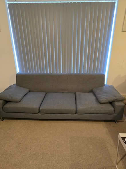 Photo of free Gray 3 seater sofa (Sheffield) #1