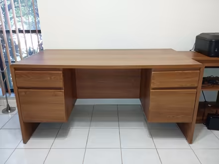 Photo of free Large wooden desk (Sunrise- near City Hall) #1