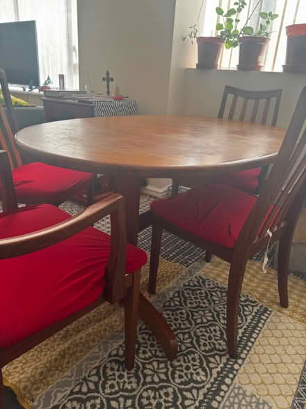 Photo of free Dining table and 4 chairs (Yeovil BA21) #2
