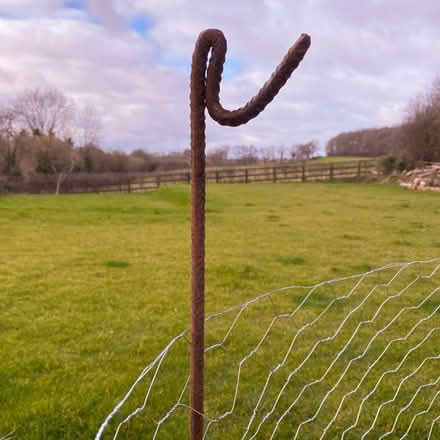 Photo of Metal fence pins (Wallisdown) #1