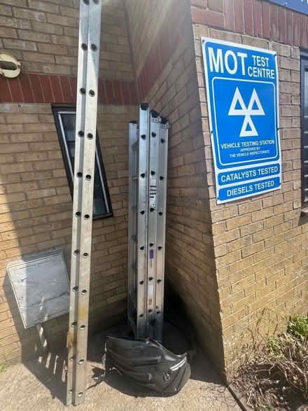 Photo of free 2 very tall ladders (Jarvis Brook TN6) #2