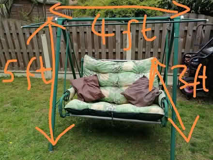 Photo of free 2 Seater Outdoor Swing Chair (Barnsley S70) #3