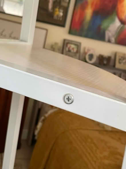 Photo of free White tiered shelf 70” tall (Hallandale Beach Blvd and US1) #4