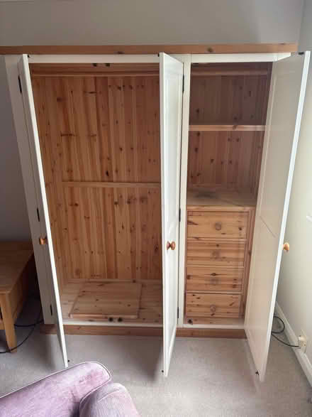 Photo of free Three door wardrobe (Mawdesley L40) #3