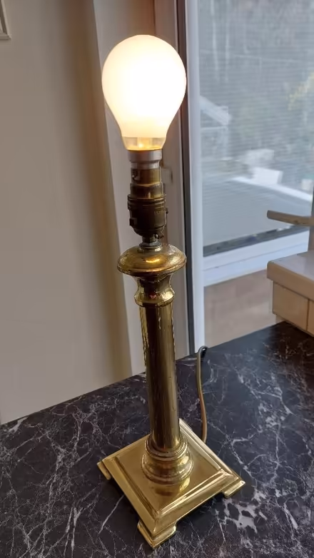Photo of free Brass effect table lamp (Swaythling SO16) #1