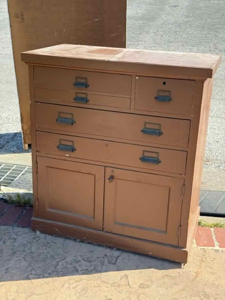 Photo of free Storage cabinet (Central Belmont) #1