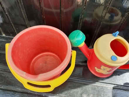Photo of free Child's watering can and pail (Wandsworth Common SW12) #2