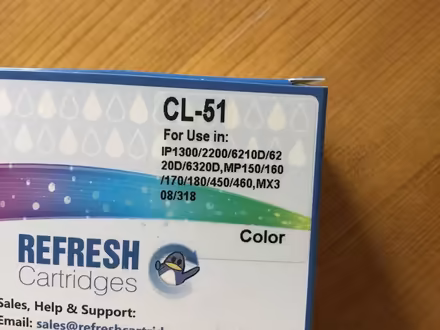 Photo of free CL-51 colour ink cartridges (Millhouses S7) #2