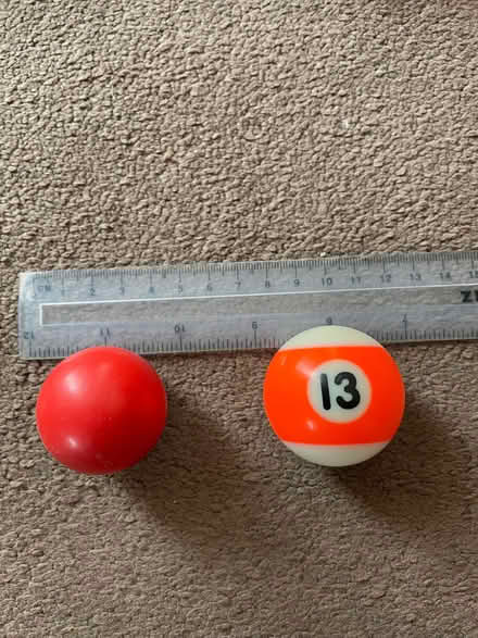 Photo of free Pool and snooker balls (Nunnery Wood WR5) #2