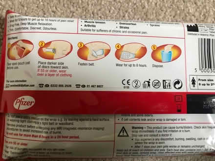 Photo of free Back pain relief sachets (Whitehill SG4) #2