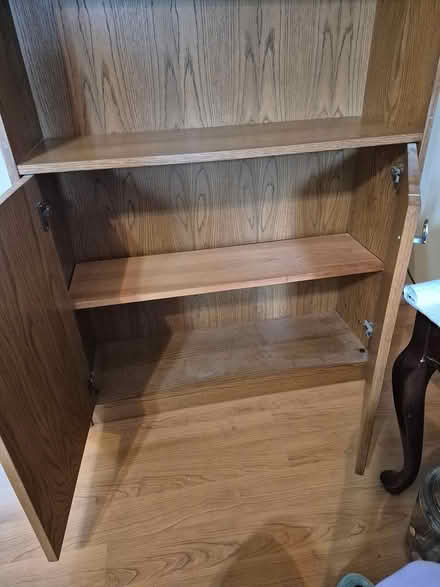 Photo of free Wood shelving unit (Severn's Crossings) #2