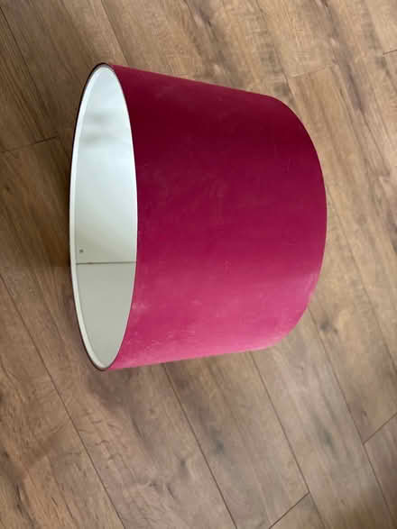 Photo of free 40cm burgundy drum light shade (Limehouse E1) #2