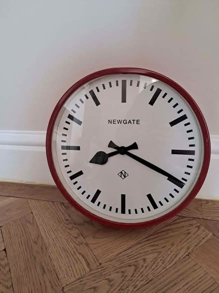 Photo of free Red wall clock (Oldfield Park) #2