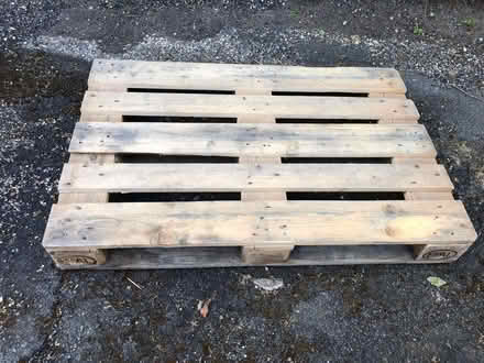 Photo of free 2 x wooden MF pallets (Beaconsfield HP9) #3