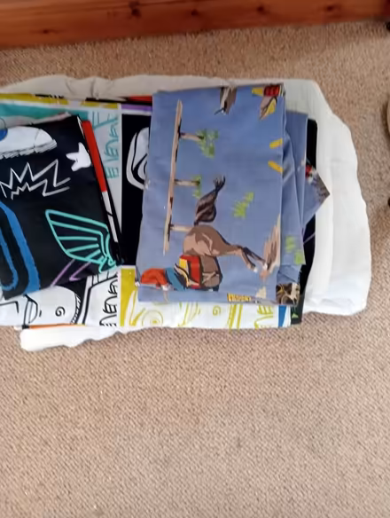 Photo of free Toddler bed and bedding (Madley, Hereford) #2