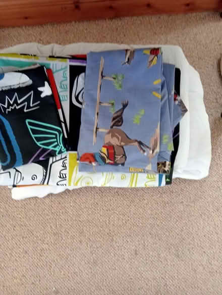 Photo of free Toddler bed and bedding (Madley, Hereford) #2
