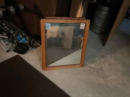 Photo of free Wooden mirror (4 Meadowbrook Rd) #1