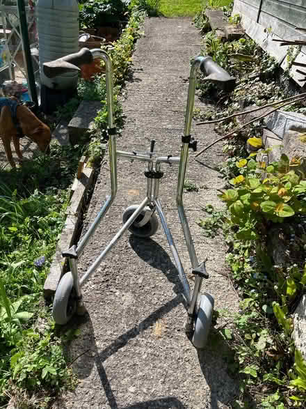 Photo of free Narrow folding walking frame with wheels (Limpley Stoke) #1