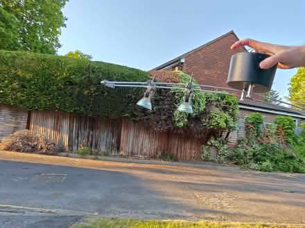 Photo of free Modern set of 4 LED ceiling lights on one arm ;) (Woking GU22) #3