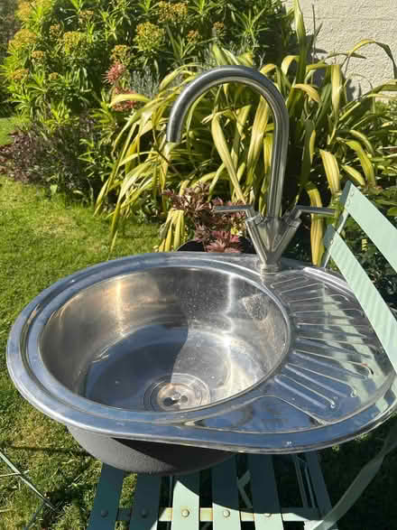 Photo of free Stainless steel sink and mixer tap. (Norton LD8) #1