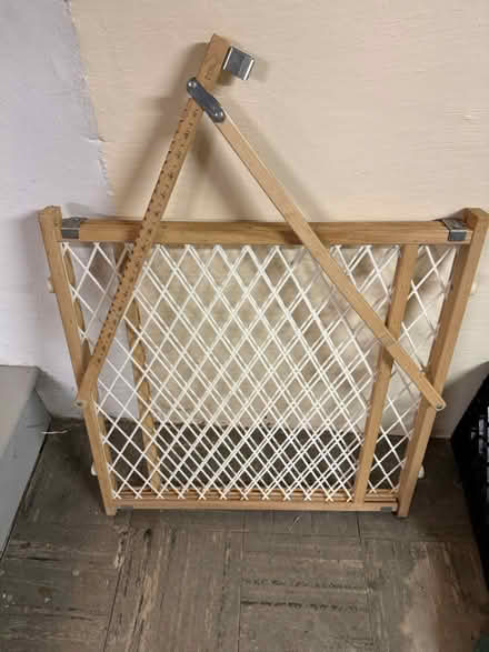 Photo of free Wood and plastic baby gate (West Natick) #1