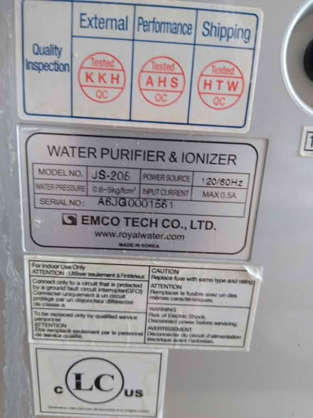 Photo of free Alkaline Water Filter (Leucadia) #3
