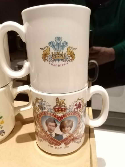 Photo of free Variety royalty china mugs & plate (Tonbridge) #3