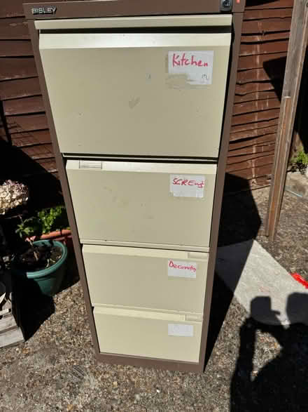 Photo of free Bisley metal cabinet storage unit (Croydon) #1