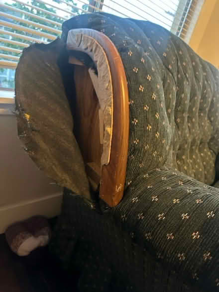 Photo of free Green chair (Alameda) #4