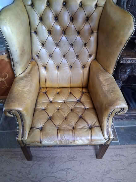 Photo of free Leather armchair (Upper walthamstow road e173qq) #1