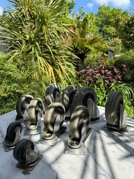 Photo of free 10 Castor Wheels - for furniture trolleys etc.. (Brixton Hill SW2) #1