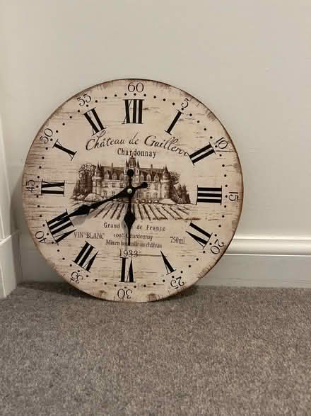 Photo of free Wall clock. Battery powered (Cambusbarron FK7) #1