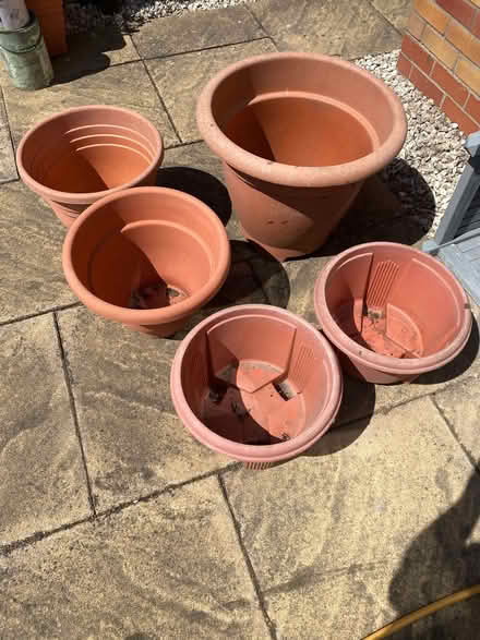 Photo of free Large Plastic Pots (Hixon ST18) #1
