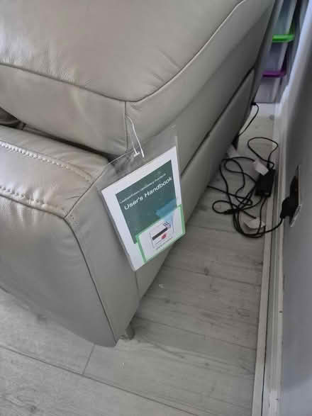Photo of free Large Leather recliner chairs (Biggleswade) #2