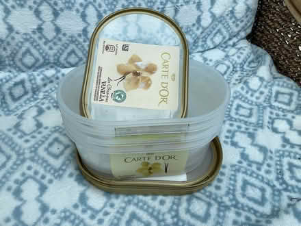 Photo of free Plastic boxes 3 and lids for storage/lunchbox (Hassocks BN6) #1