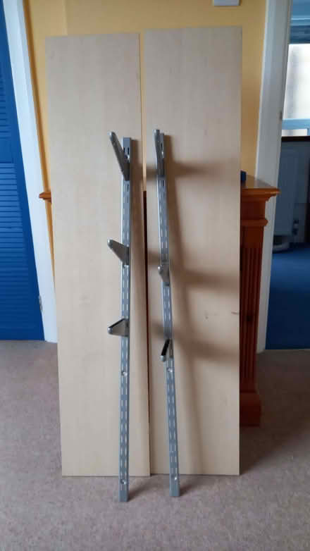 Photo of free Shelf brackets and shelves (New Mill HP23) #1
