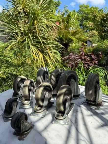 Photo of free 10 Castor Wheels - for furniture trolleys etc.. (Brixton Hill SW2) #1
