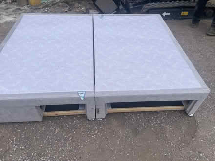 Photo of free King size /5ft divan grey 4 drawer (Dunstable) #1