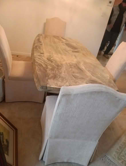 Photo of free Marble Table/chairs (Dyer Indiana) #1