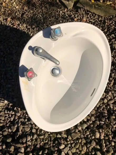 Photo of free Bathroom sinks (Forest Wood LD8) #1