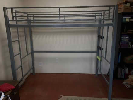 Photo of free metal loft bed frame (Lower Cañoncito) #1
